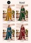 Motif By Belliza Viscose Pashmina Dress Material Suppliers In India
